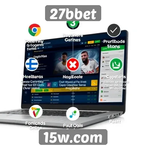 Avaliação das funcionalidades disponíveis no site 27bbet