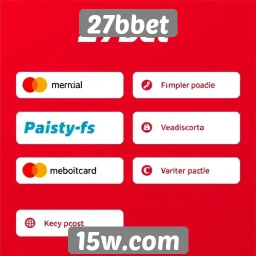 Métodos de pagamento suportados pelo 27bbet