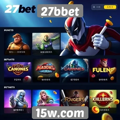 Jogos populares disponíveis na plataforma 27bbet
