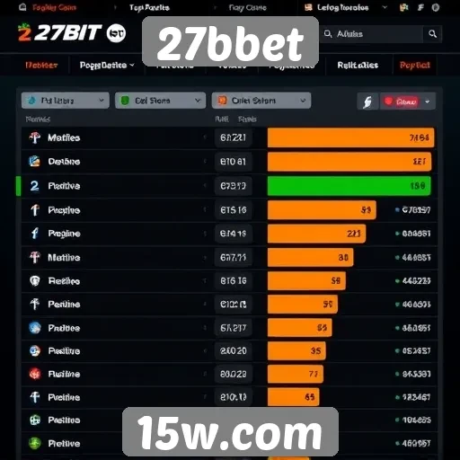 Análise da popularidade do site 27bbet