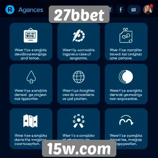 Características da interface do usuário na 27bbet